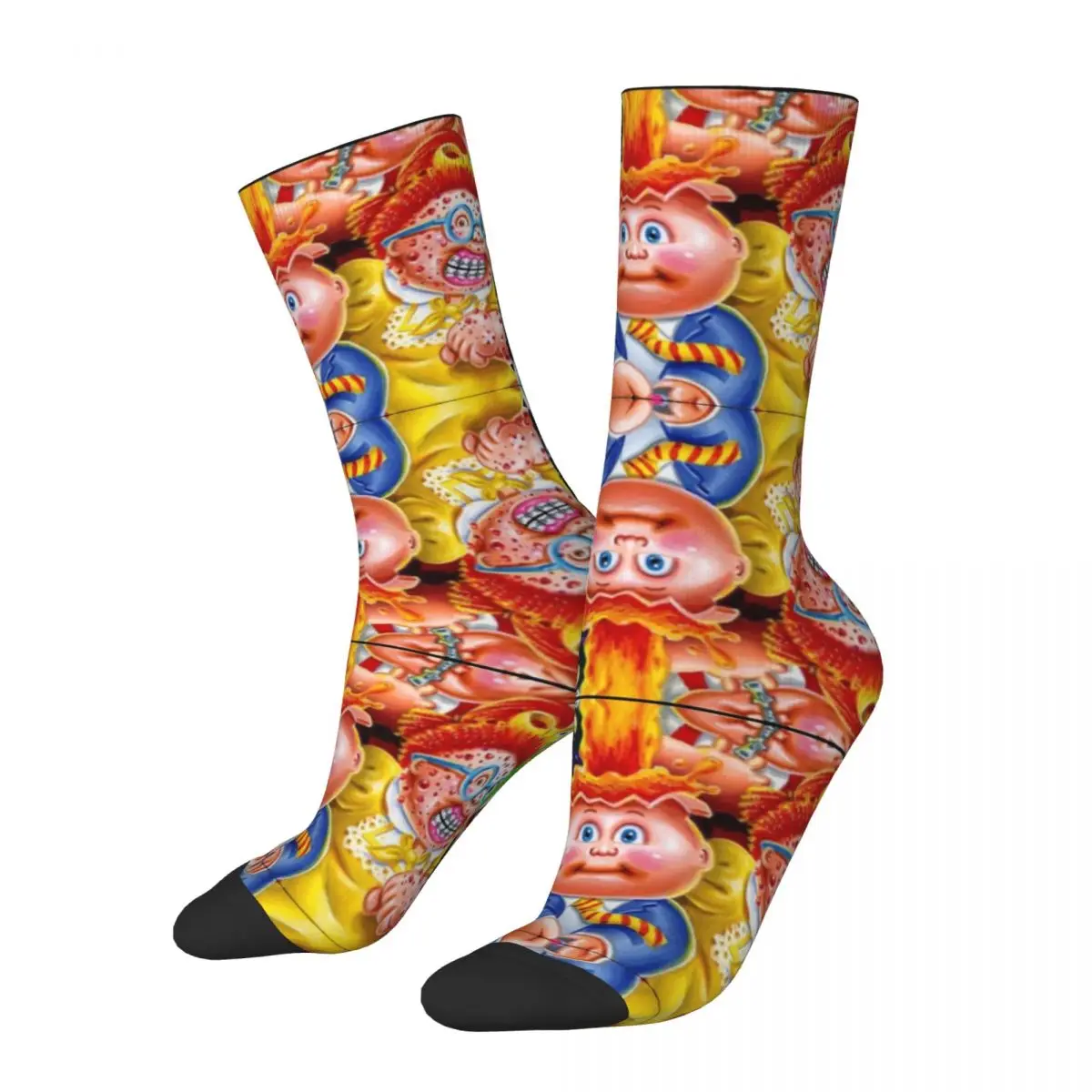 Hip Hop Retro Classic Crazy Men's compression Socks Unisex Garbage Pail Kids Cartoon Film Harajuku Seamless Printed Crew Sock