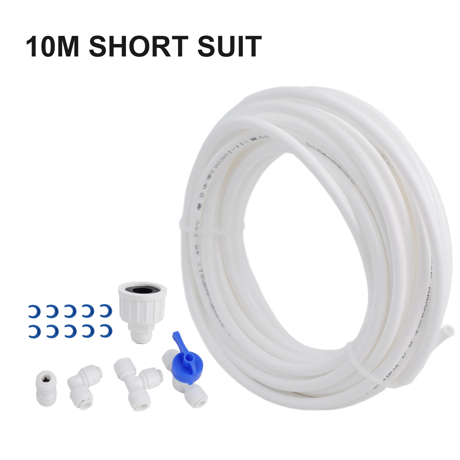 

1/4 Inch Water Pipe Hose Tube With Quick Connector For RO Purifier Garden Filter 10M Short Suit 10M High Fitting Water Pipe Hose