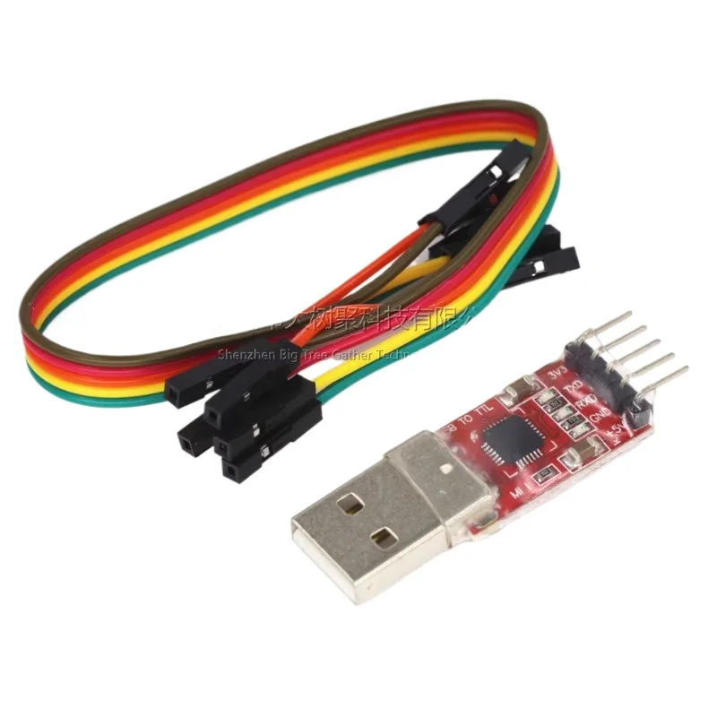 

CP2102 Module USB TO TTL USB to Serial Module UART STC Downloader with 5 DuPont Cables