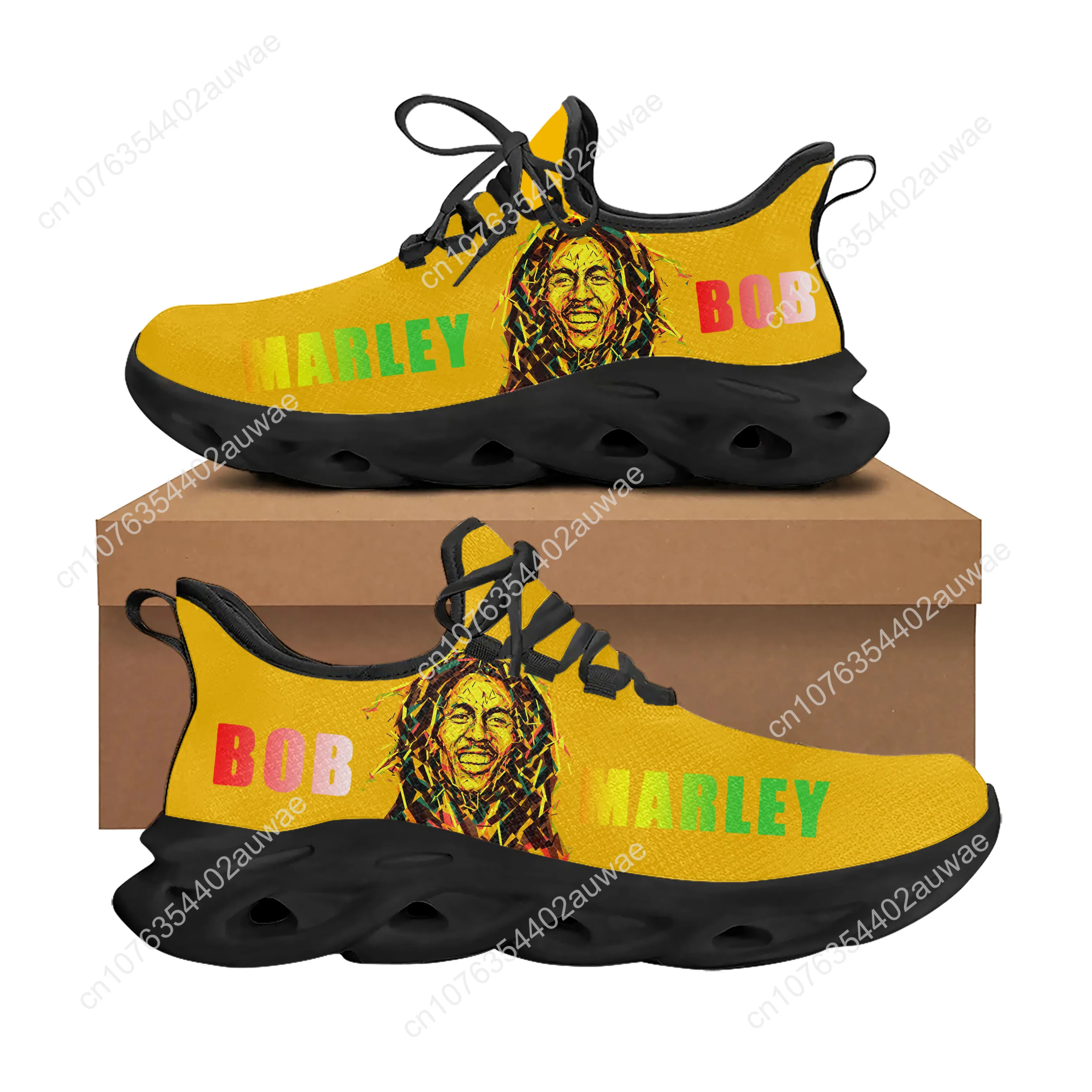 Bob Marley Reggae Rasta Music Singer Sports Shoes Mens Womens Teenager Sneakers Fashion Casual Custom High Quality Couple Shoes