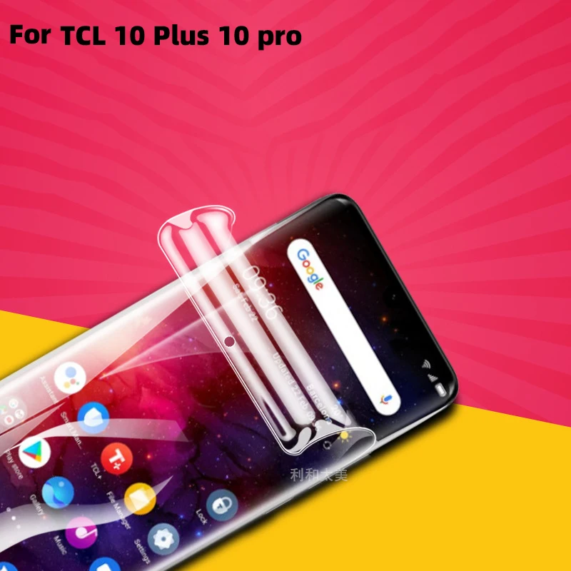 Soft Hydrogel Clear Screen Protector for TCL 10 Plus/20 Pro 5G 10pcs