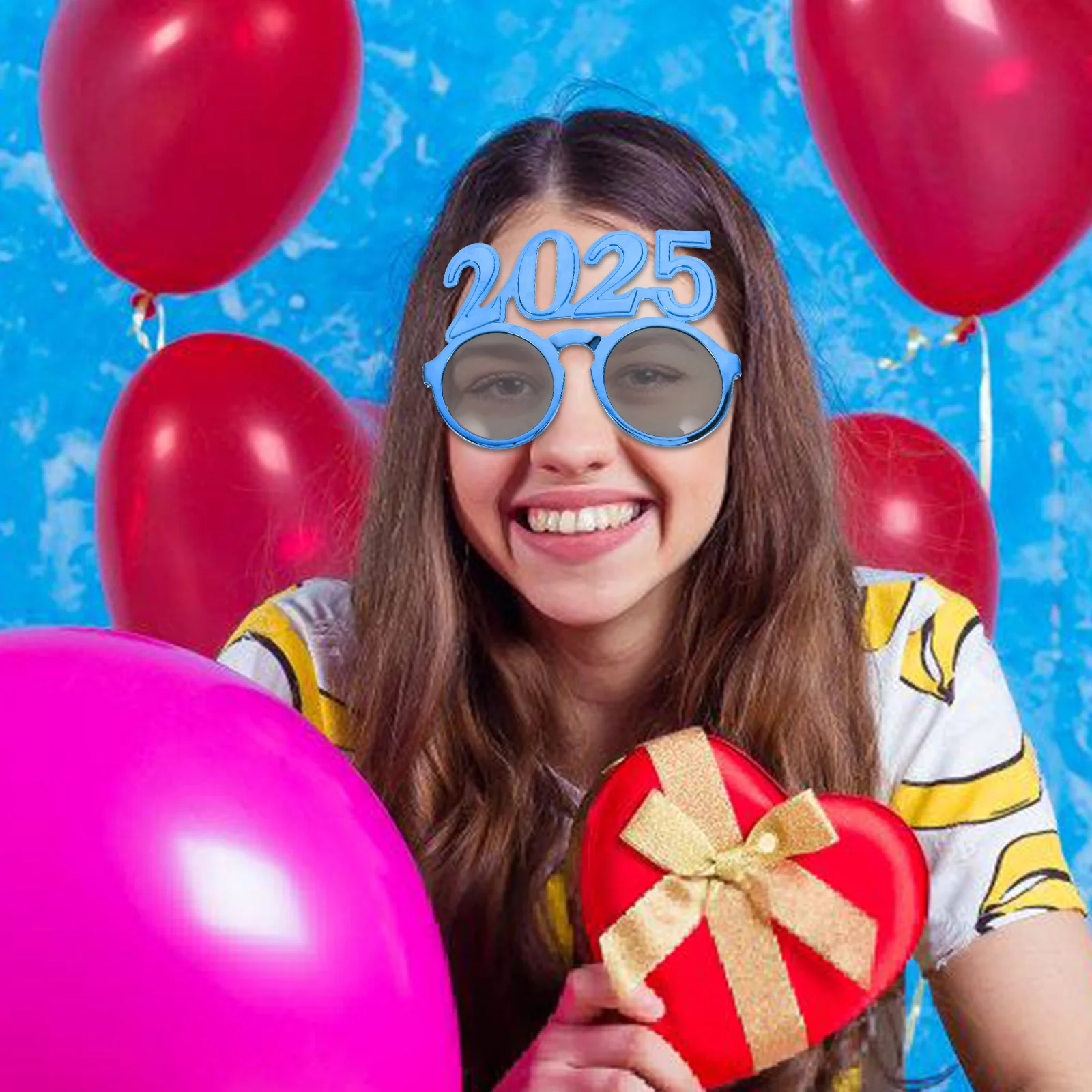 2025 Nummer Bril ABS Nieuwjaar Party Brillen Photo Booth Props Grappige Brillen voor Festival 2025 Nieuwjaar Brillen
