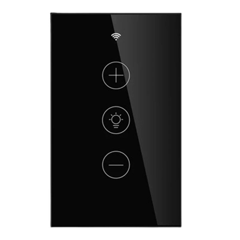 

Best-US Standard Smart Wifi Life LED Dimmer Switch Wireless Touch Dimming Wall Switch Works With Alexa Google Home