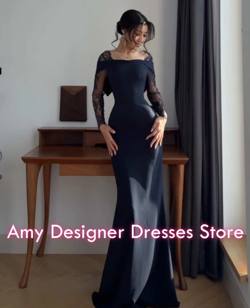 

Modern Evening Dresses 2026 For Women Elegant Mermaid Lace Applique Stain Graceful Wedding Party Dress Prom Gowns Customized