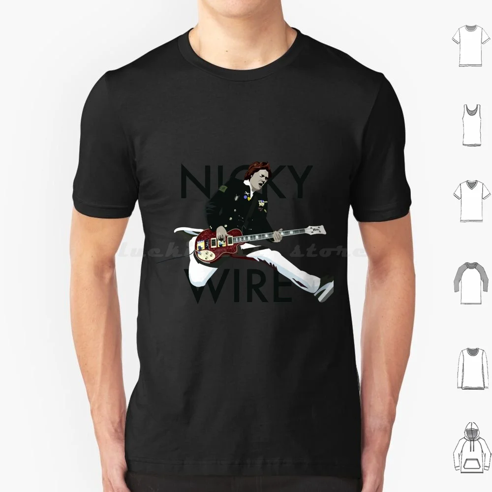 Nicky Wire. Manic Street Preachers. T Shirt Big Size 100% Cotton Manic Street Preachers Street Preachers Manic Band Manic