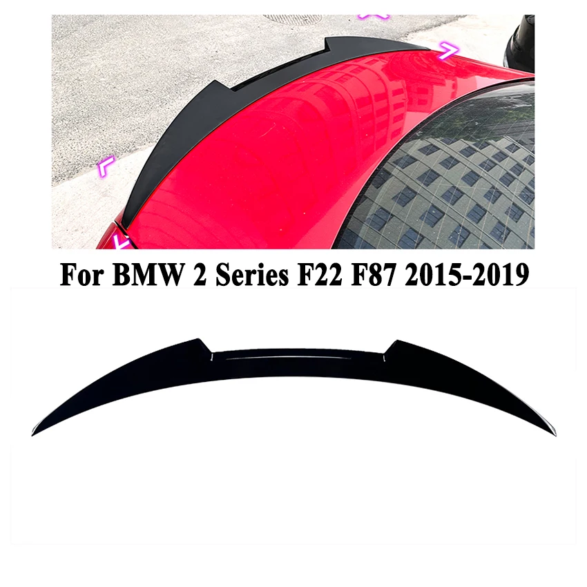 

Car Tail Wing for BMW 2 Series F22 F87 2015-2019 M4 Style Rear Trunk Roof Spoiler Cross-Border Modified Auto Aftermarket Parts