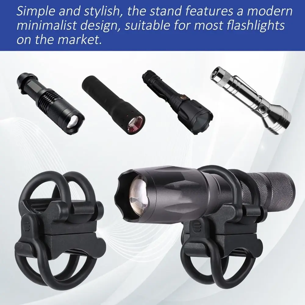 Quick Release Bike Flashlight Mount Adjustable Anti-slip Bicycle Light Mount Universal Sturdy Bikes Flashlight Holder