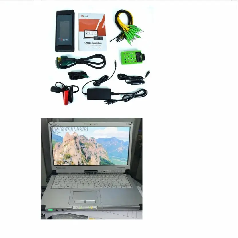 

Xtruck Transmission Retarder AMT ABS for ZF EATON FAST Voith Dong Feng Chassis Inspetion diagnostic tool + C2 Laptop