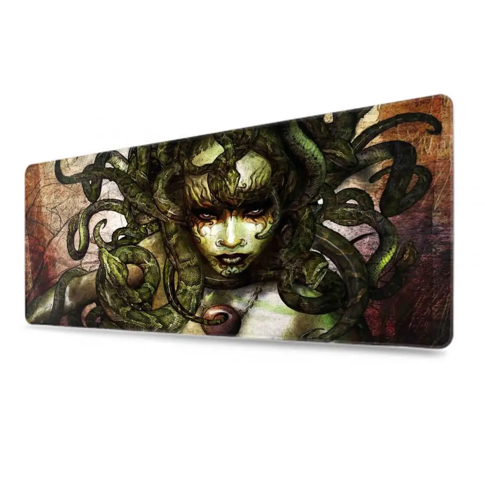 Luxury Statue Abstract Art David Medusa Mouse Pad xxxl Gamer Mousepad Large Mouse Mat Natural Rubber childhood Desk Rug PC Desk