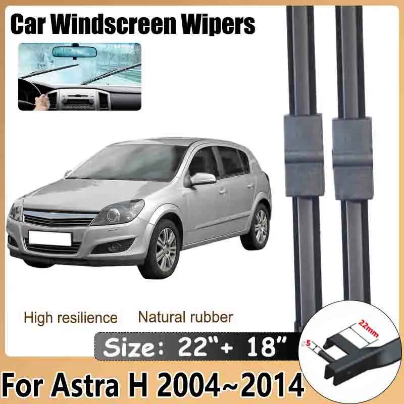 Car Accessories for Vauxhall Holden Opel Astra H A04 2004~2014 Auto Windshield Wiper Hybrid Rubber Blades Window Cleaning Brushe