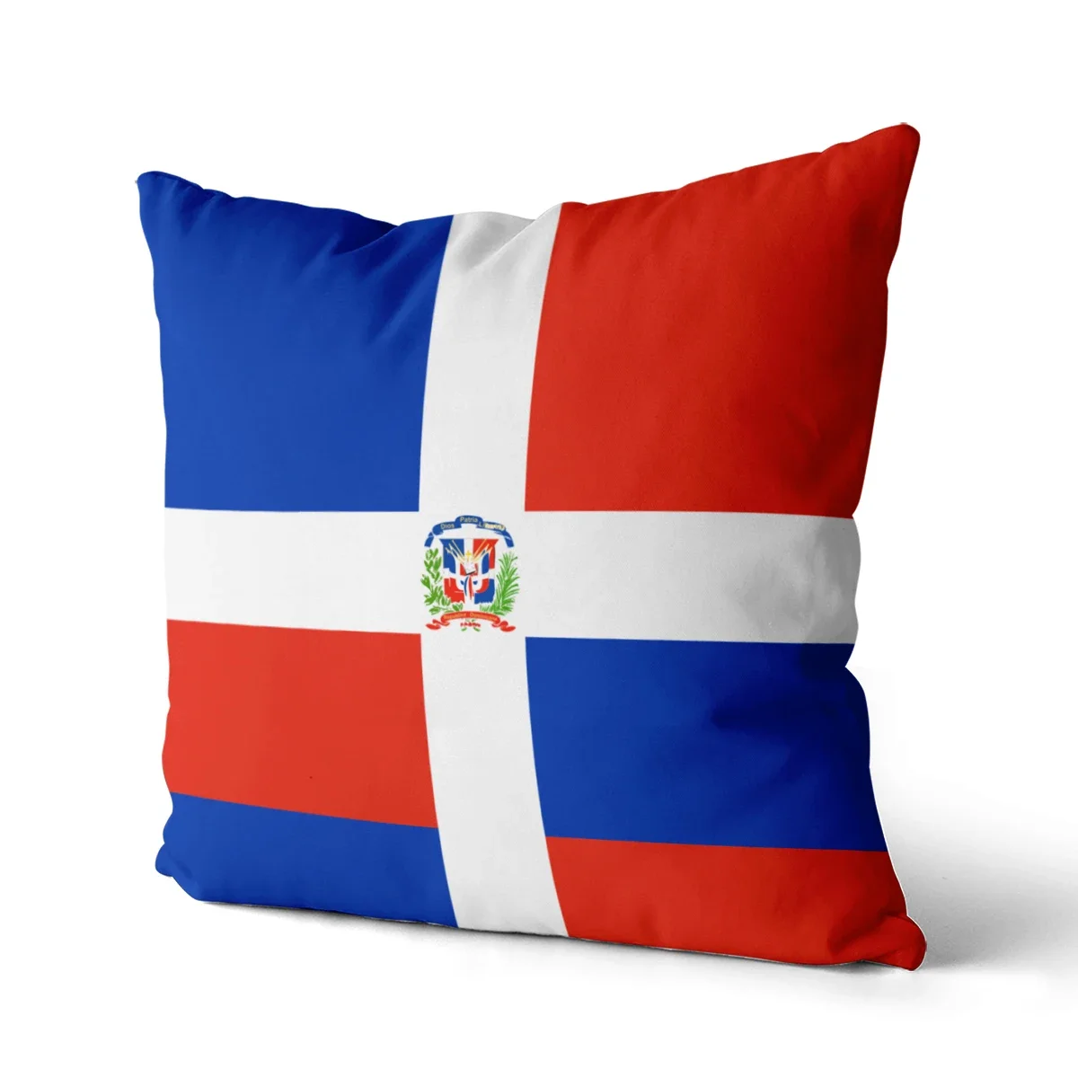 Wuzidream The Dominican Republic Flag Pillow Cover Decoration Pillow Case Decorative Throw Pillow Cover For Sofa Cushion Cover