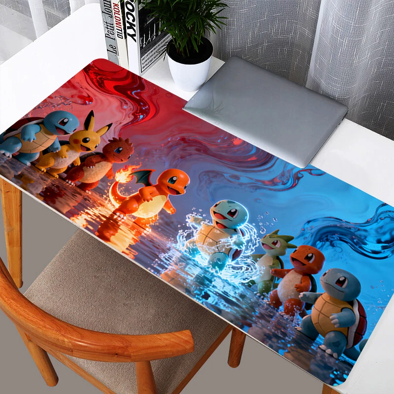 Mouse Pad Game 900x400 Rubber Mini Pokemon Pikachu Pc Keyboard Laptop Computer Speed Desk Mat Gaming Acessories Mousepad