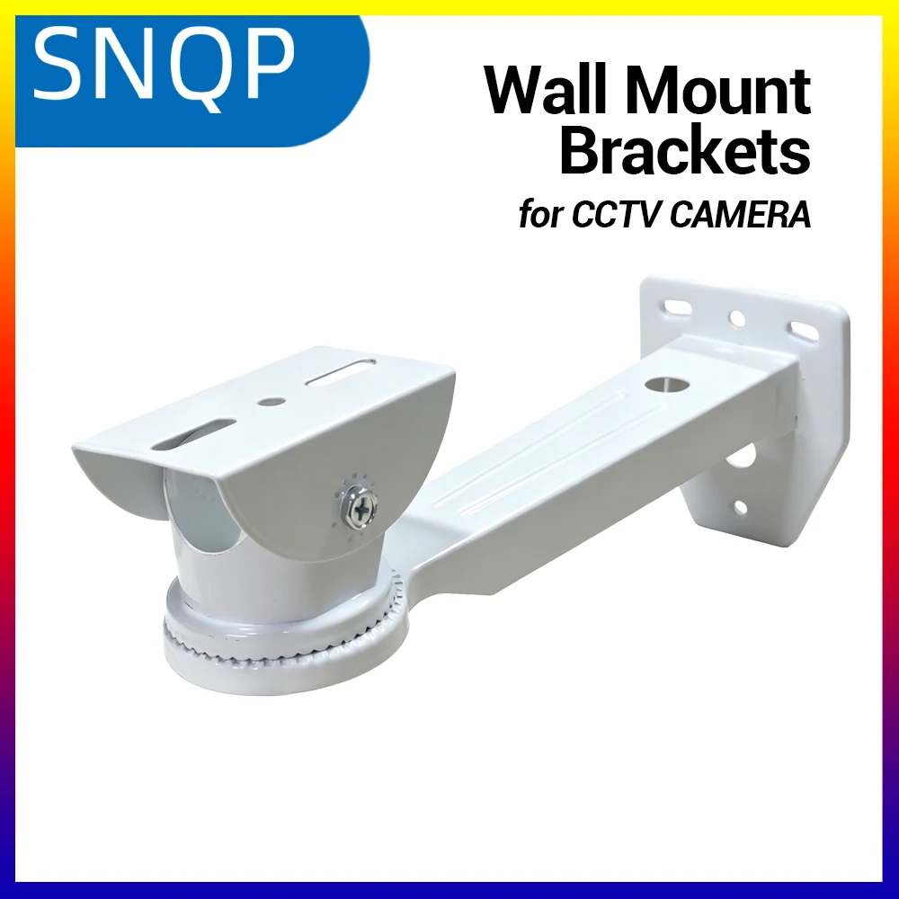 Security Camera Mount Bracket CCTV Clamp Mount Universal Surveillance Camera Bracket for Backyard Lawn Outdoor