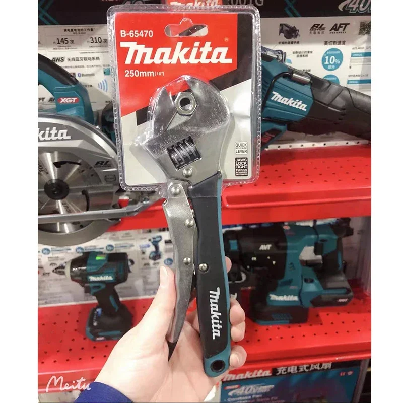 Imagem -06 - Makita Chave Ajustável B65470 Multifuncional Universal Alicate de Bloqueio Manual Braçadeira Fixa Dupla-uso Chave de Aço Conjunto Ferramenta de Reparo
