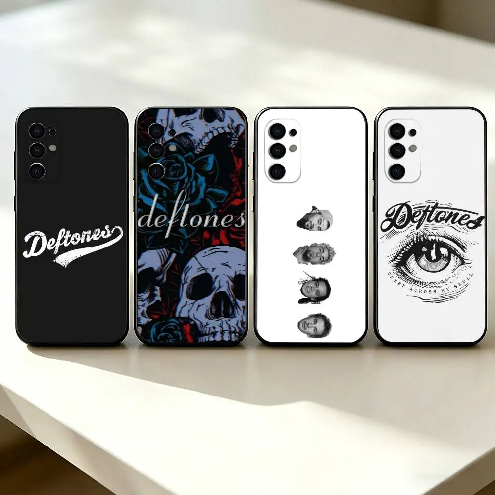Nu-metal band D-Deftones Phone Case For Samsung S25,S24,S21,S22,S23,S30,Ultra,S20,Plus,Fe,Soft Silicone Black Cover