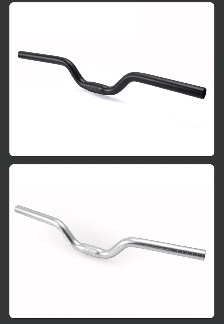 Fahrradlenker - Feste Klappbare Lenker 25,4mm Skateboard-Lenker Querlenker Groß Mittel und Klein Schwalbenförmig Aluminium – Detail 5