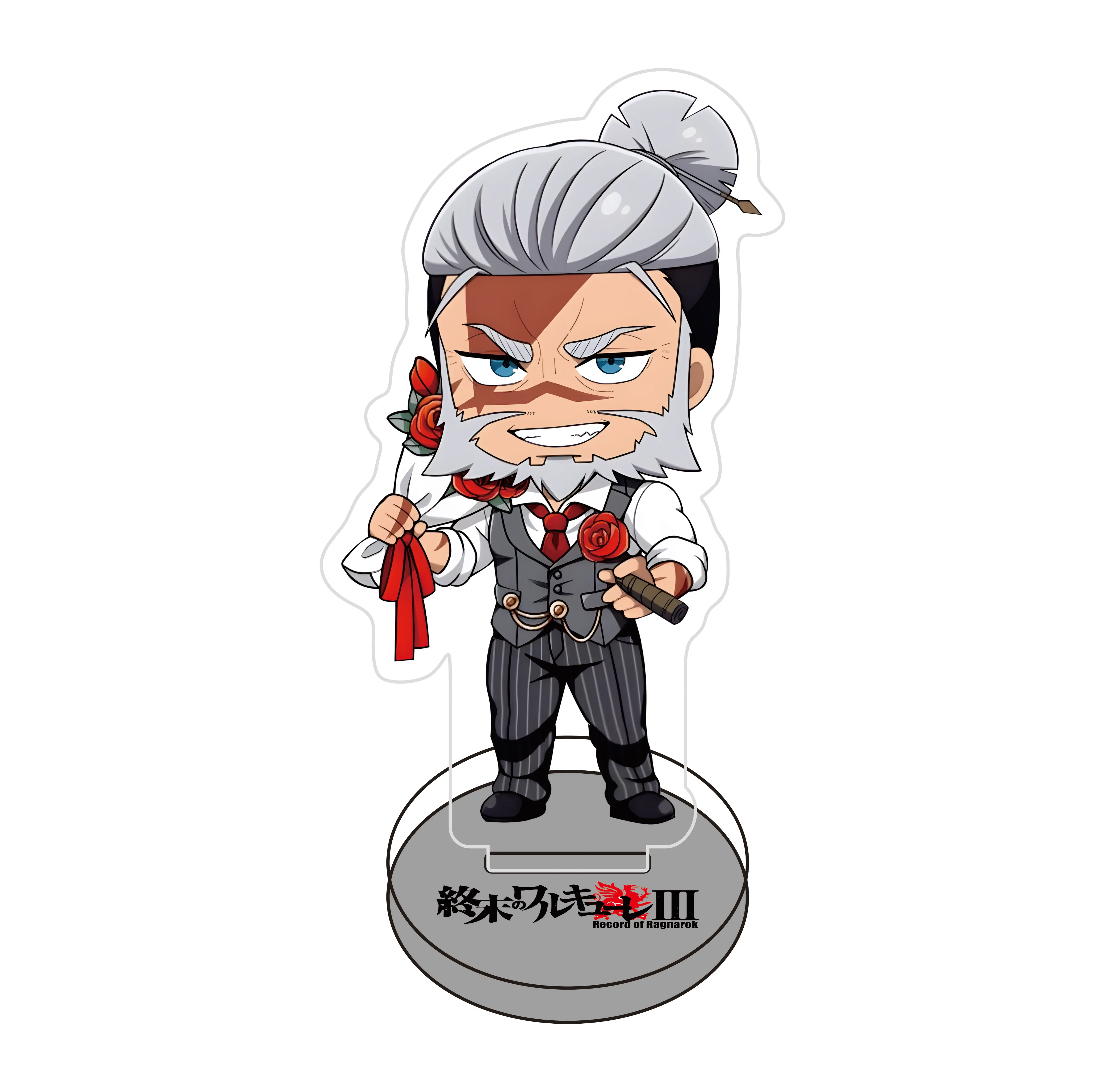 Record of Ragnarok 10cm Chibi Uniform Acrylic Stand Figures Keychain Anime Collectible Standee Desk Decor Gift for Anime Fans