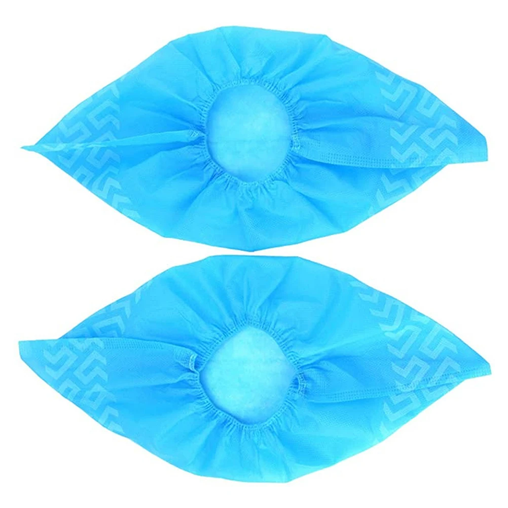 

100pcs Non Slip Shoe Covers Dustproof Overshoes Home Protective Non Woven Shoes Protector Lightweight Foldable Outdoor Use