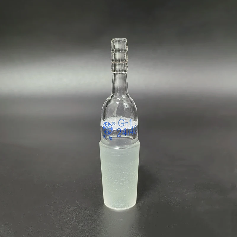 FAPE Straight suction connector, External grinding, With sand board, Joint 24/40, Straight head grinding, Straight tube grinding