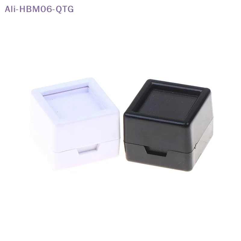 Offre Spéciale ! Lot de 10 Boîtes d'Emballage pour Bijoux en Diamant, Boîte de Rangement DIY pour Bagues et Pierres Précieuses, Étui à Bijoux 2CM pour Zirconium, Boîte de Présentation Cadeau