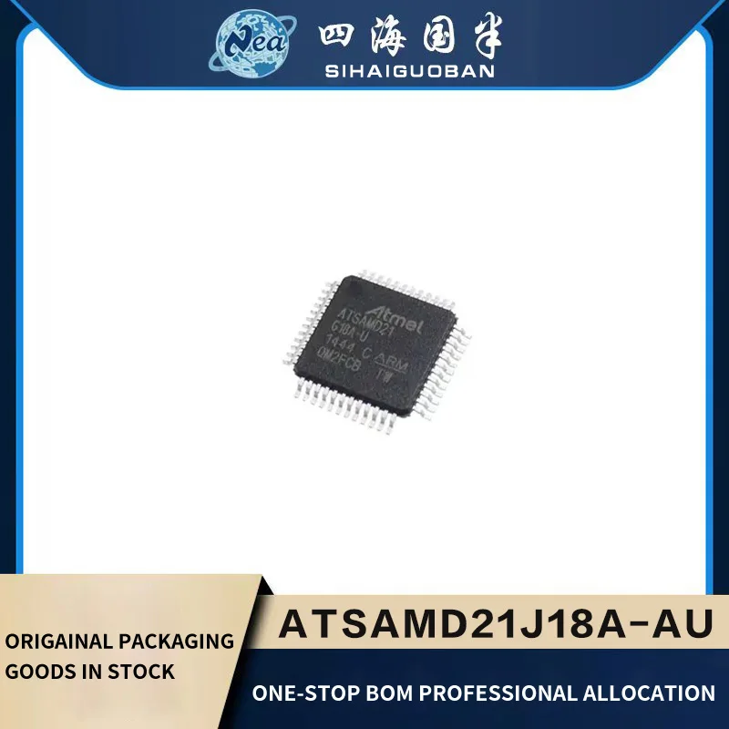 1PCS Original Chip  ATSAMD21J18A-AU TQFP64 ATSAMD21J18A-CU UFBGA-64 ATSAMD21J18A-AF TQFP64 IC MCU