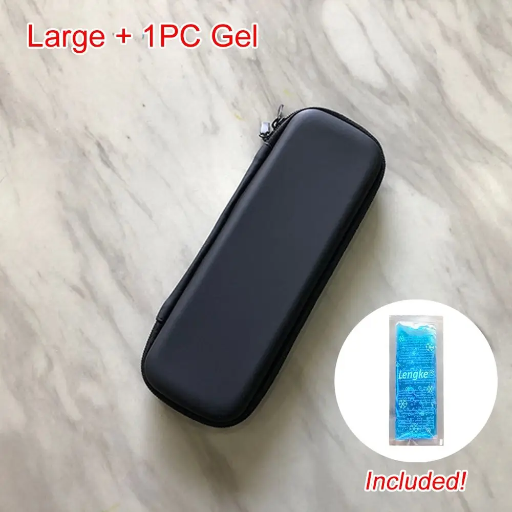 Portable with Gel Thermal Insulated Insulin Cooling Bag Medicla Cooler Pill Protector Travel Case