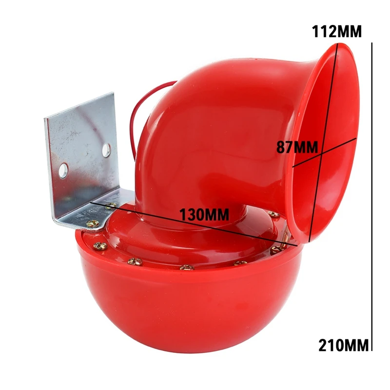 12V 200DB Electric Snail Horn Air Horn Raging Sound For Car Motorcycle Truck Boat Crane Car Air Snail Bull Horn