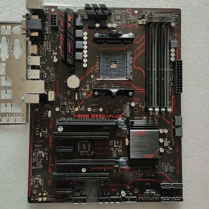 

used for ASUS PRIME B350-PLUS AM4 AMD B350 ATX Motherboard DDR4 M.2 HDMI Ryzen 1-5G