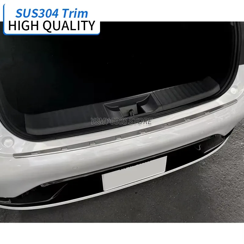 

For Toyota Prius 60 2023 2024 Stainless Steel Rear Bumper Protector Outer Bumper Guard Sill Plate Car Styling Accessories