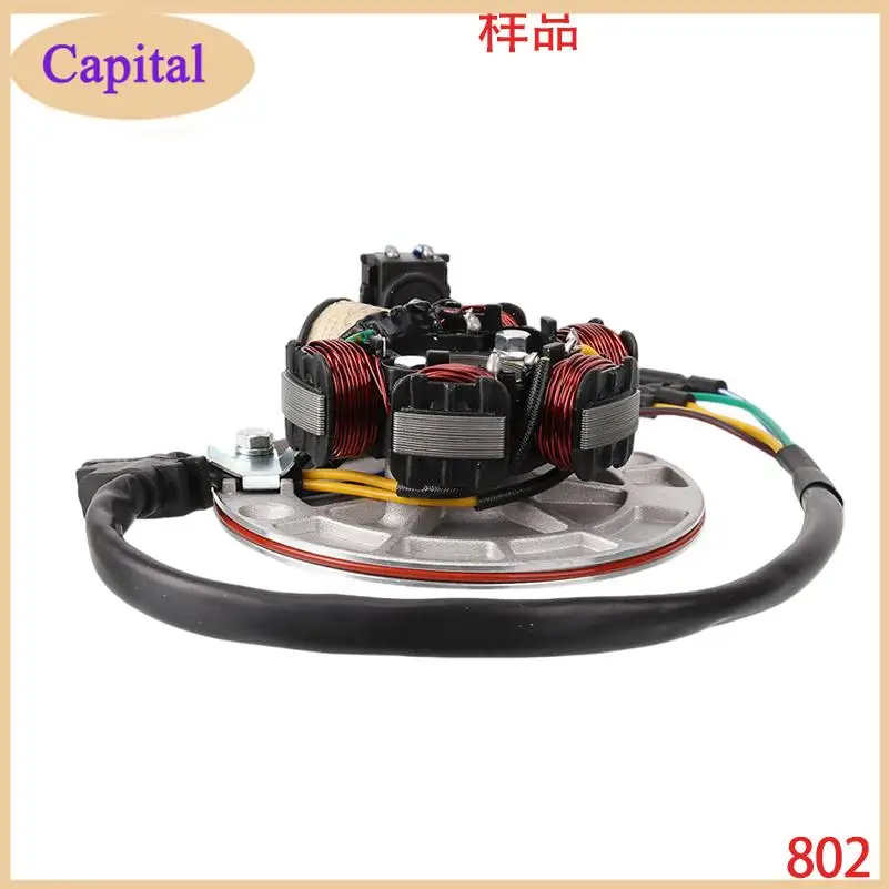 Magnetic Stator Plate Magnetic Flywheel Rotor for 140cc Pedal Start Engine PIT Bike Parts