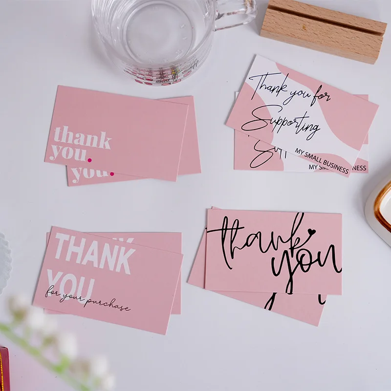 Newest Thank You Card Thank You for Your Order Card Praise Labels for Small Businesses Decor for Small Shop Gift Packet 30 Pcs