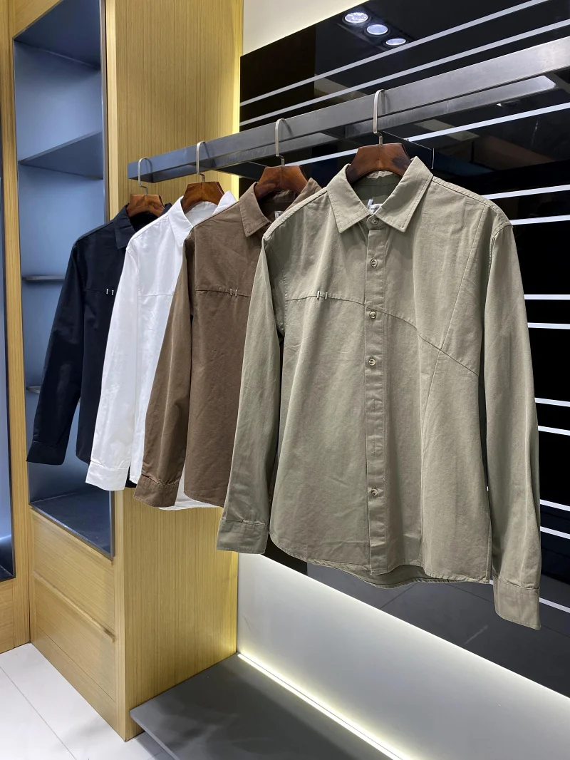 

Премиум-чувствуйте! 3D Мозаика Крт! Осенние мужские из чистого хлопка, приятные для кожи, дышащие, длинные Sve irt, повседневные, с подставкой