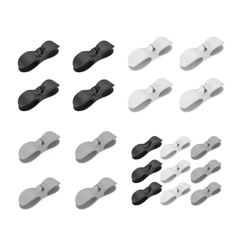 Cables Clamps Self-adhesive Rubber Electrical Appliances Wire Clamps Practical Data Line Winders  Home Use