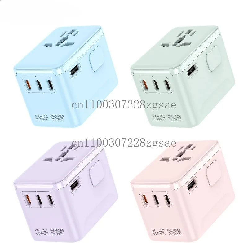 Global universal travel multi-function PD100W multi-port conversion plug fast charging socket converter/in stock