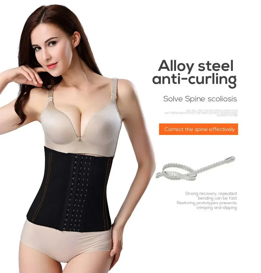 Waist Trainer Body Shaper Tummy Corset Slimming Butt Lifter Shapewear Women Colombian Girdles