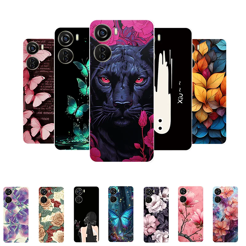 For ZTE Blade V41 Vita Case 8140N Animal Soft TPU Protective Silicone Case for ZTE Blade V41 Vita Back Cover V41Vita Phone Case