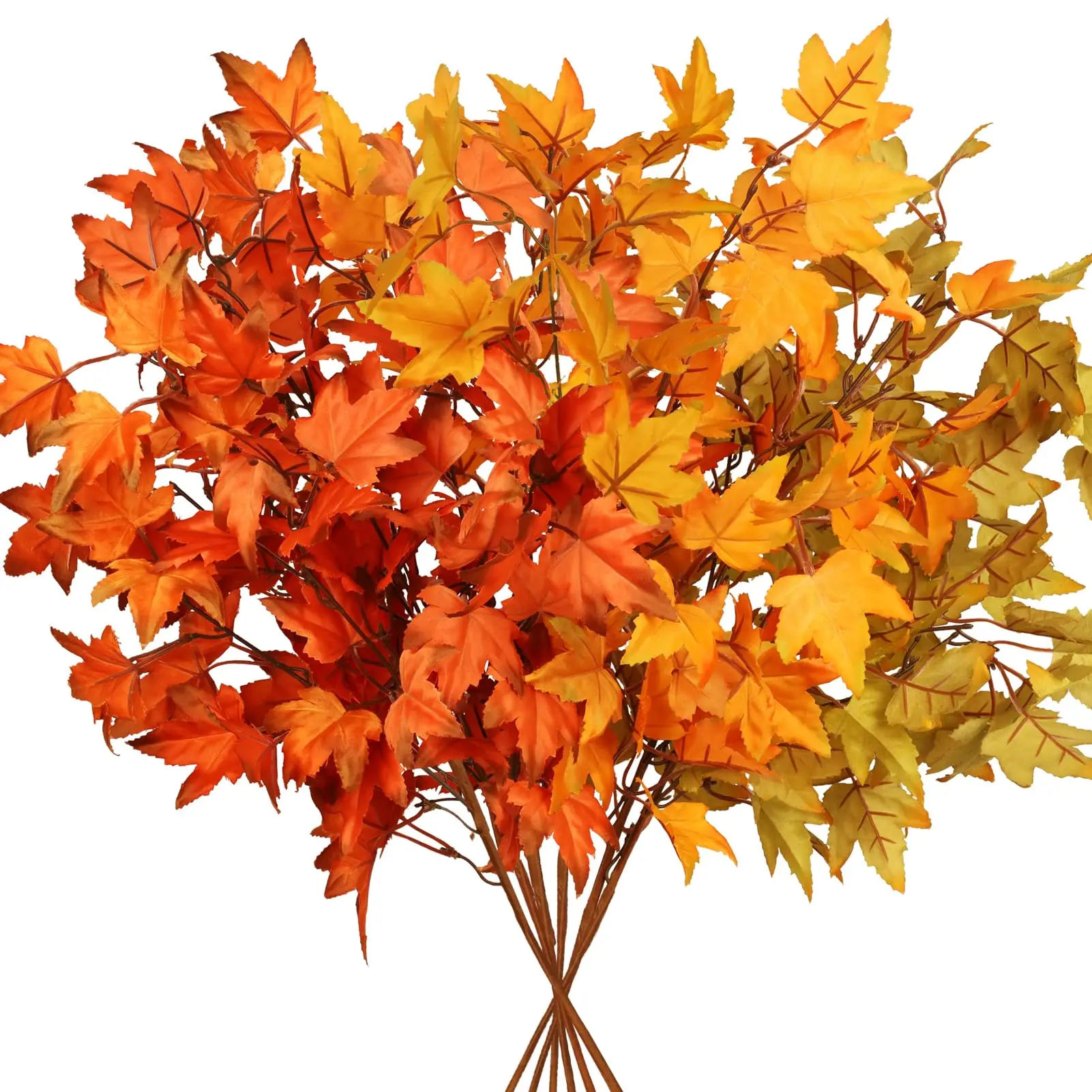 3/1pc Artificial Maple Leaves Plant Branches Fall Decor Fake Plant for Harvest Thanksgiving Home Wedding Garden Party Decoration