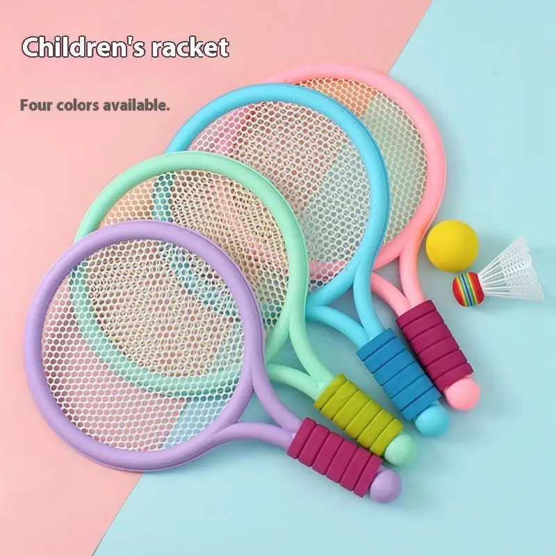 

1 Set Lightweight Children Tennis Badminton Racquets Kids Rackets Kit Parent Child Interactive Toys