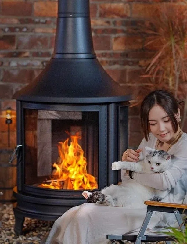 Outdoor Garden Grill Household Folk Garden Terrace Bonfire