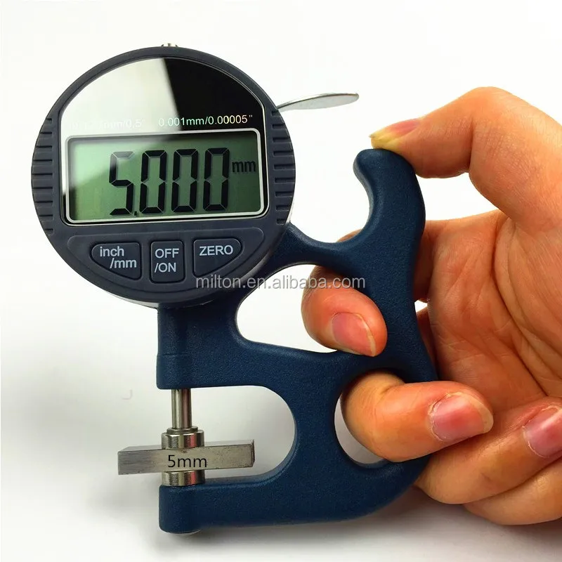 12.7mm 0.001mm Resolution Micron Digital Thickness gauge tester meter