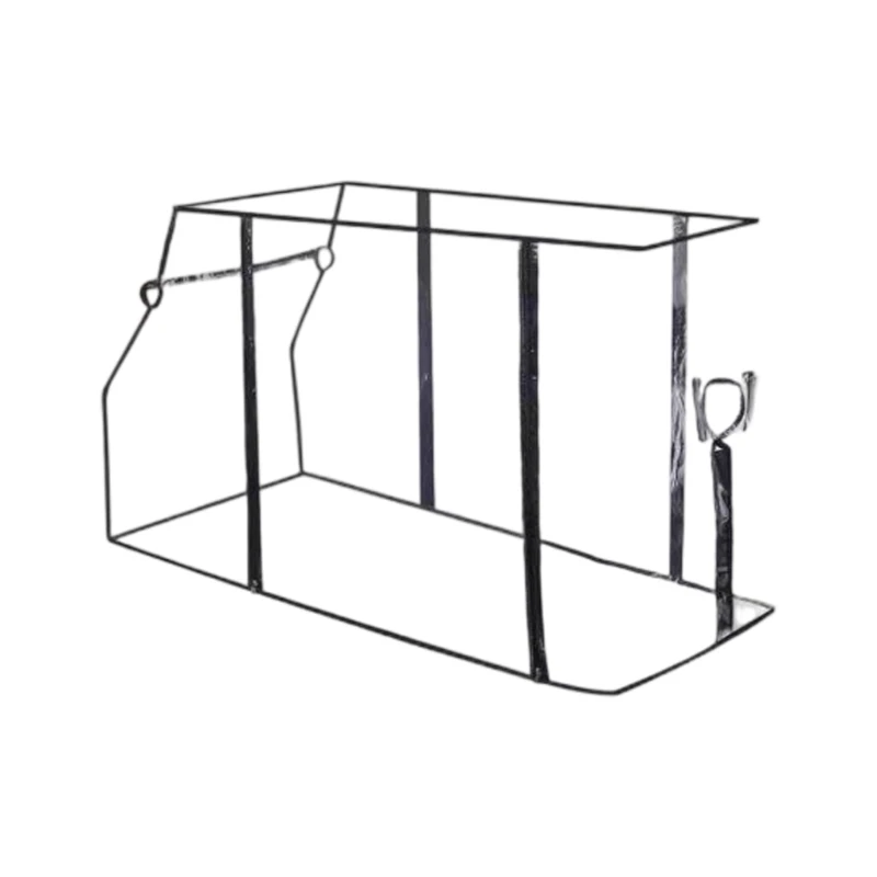 

EVA Wagon Rain Shield For Outdoor Trolleys Features Transparent Window Light Weight Foldable Design For Easy Transport