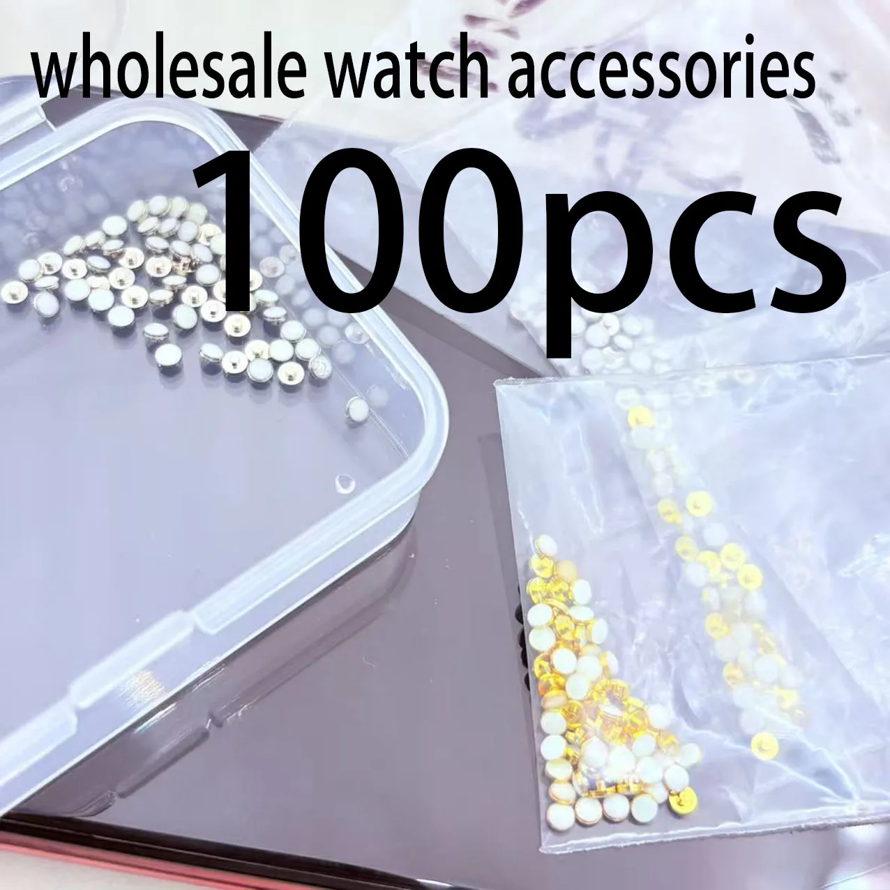 100pcs/Suitable for Rlx series luminous pearl sapphire super luminous watch accessories