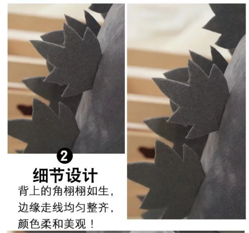 Marioneta de mano de Godzilla, juguetes de 20CM, almohada de peluche suave, muñecas lindas, decoración de sofá, colección de regalo, nueva versión Q, 2024