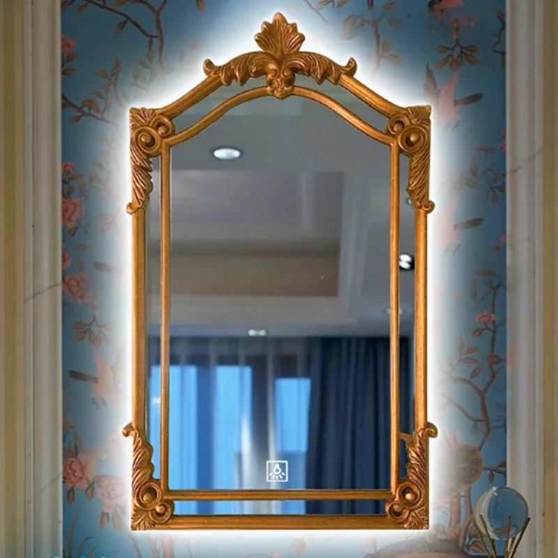 Wall Art Big Decorative Mirrors Northern Europe Bathroom Vintage Large Mirror Luxury Bedroom  Home Decoracion