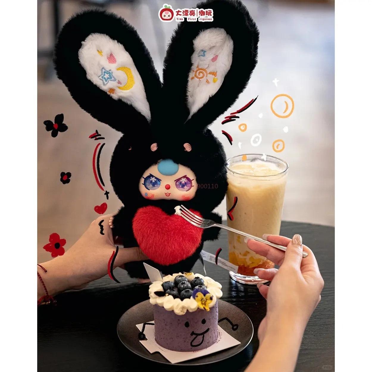 Genuine Baby Three V3 Lily Rabbit Town Series Plush Blind Box Cute Big Eared Rabbit Sleep Companion Doll Girl Birthday Gift Box - Image 5