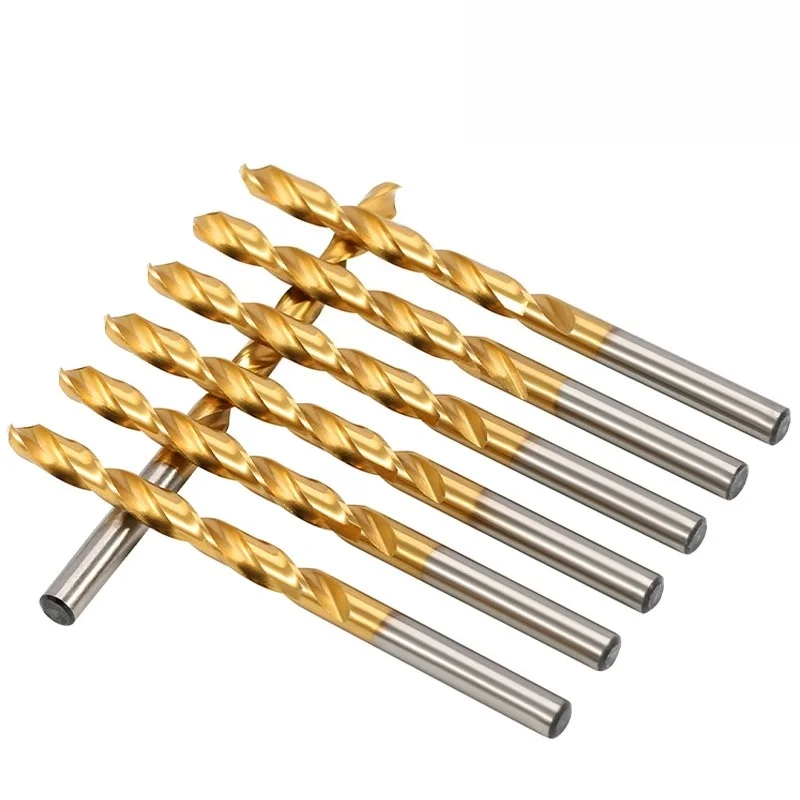 M0.5 M0.6 M0.7 M0.8 M0.9 ~ M12 titanio acero de alta velocidad HSS broca helicoidal Metal aluminio cobre acero inoxidable herramienta para agujeros de madera