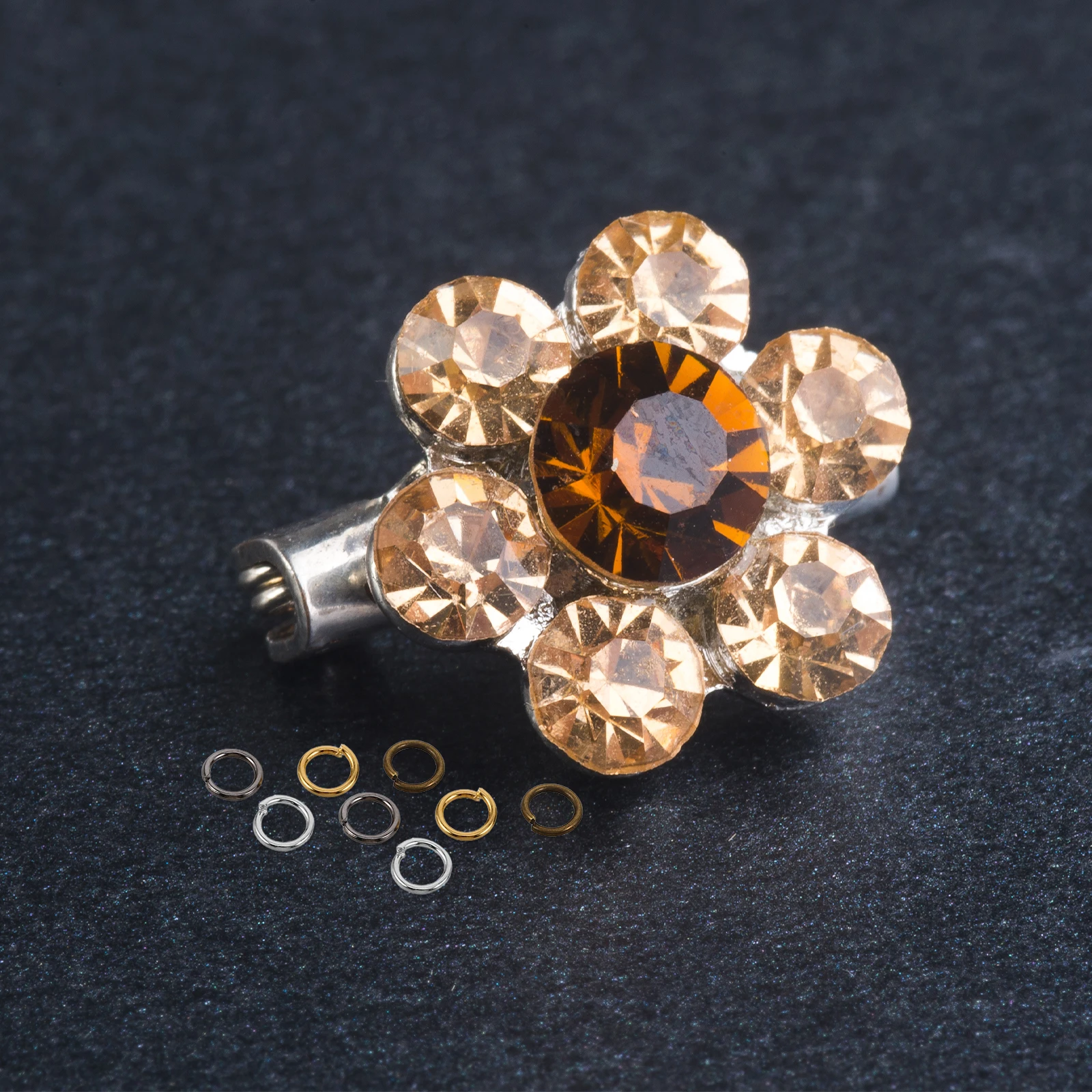 

Metal Jump Rings 4Mm Gold Silver Open Split Rings Jewelry Making Craft Supplies For Earrings Bracelets Necklaces Diy
