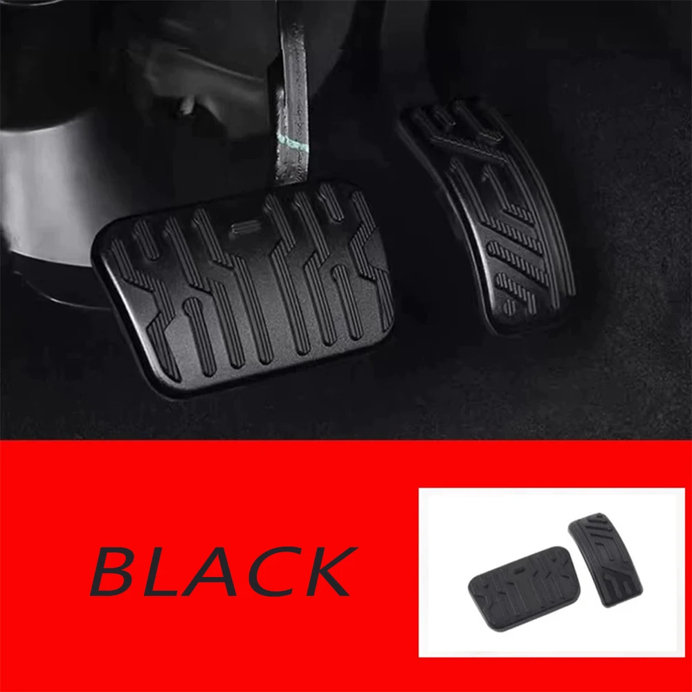 For GWM Great Wall WEY Tank 400 Pads Car Accessories Aluminium Automobile Accelerator Pedal Brake Non-slip Pedal Cover  ﻿