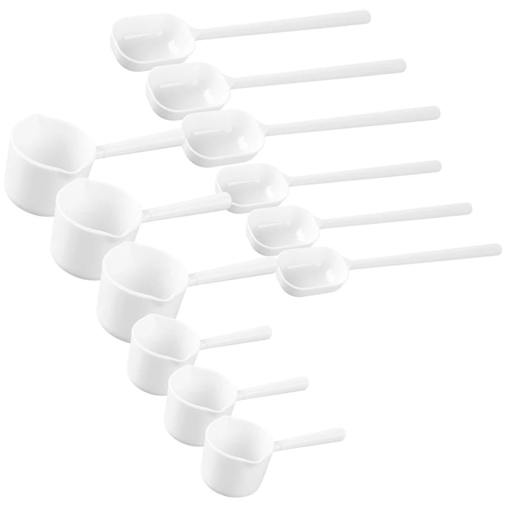 

40 Pcs Measuring Spoon Set Kitchen Household Seasoning Baking Milk Powder Long Short Spoons Lightweight Professional