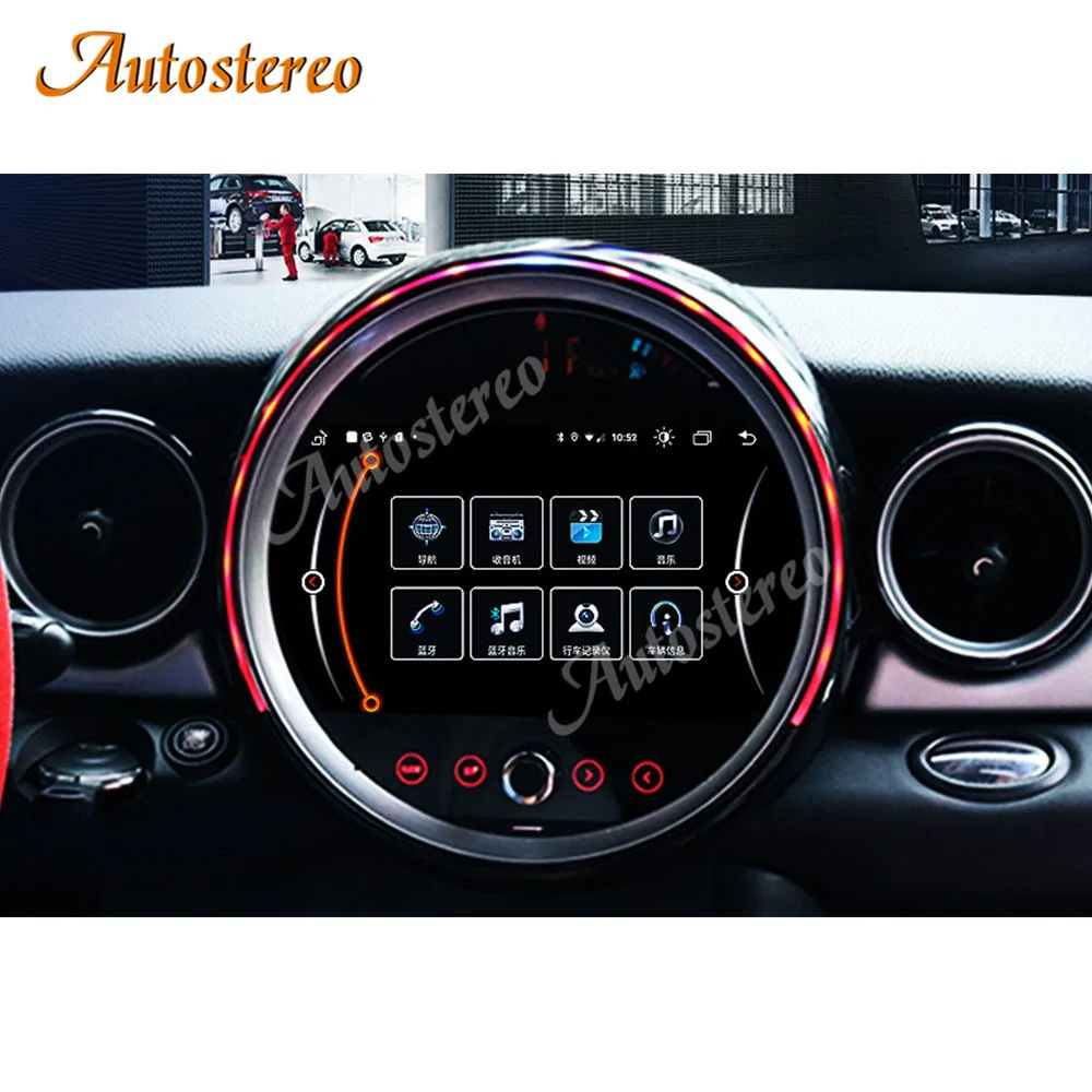 9‘’ Auto Stereo Android 10.0 For BMW MINI R56 R55 2007-2016 DSP Car Multimedia Player GPS Navigation Carplay Tape Radio HeadUnit